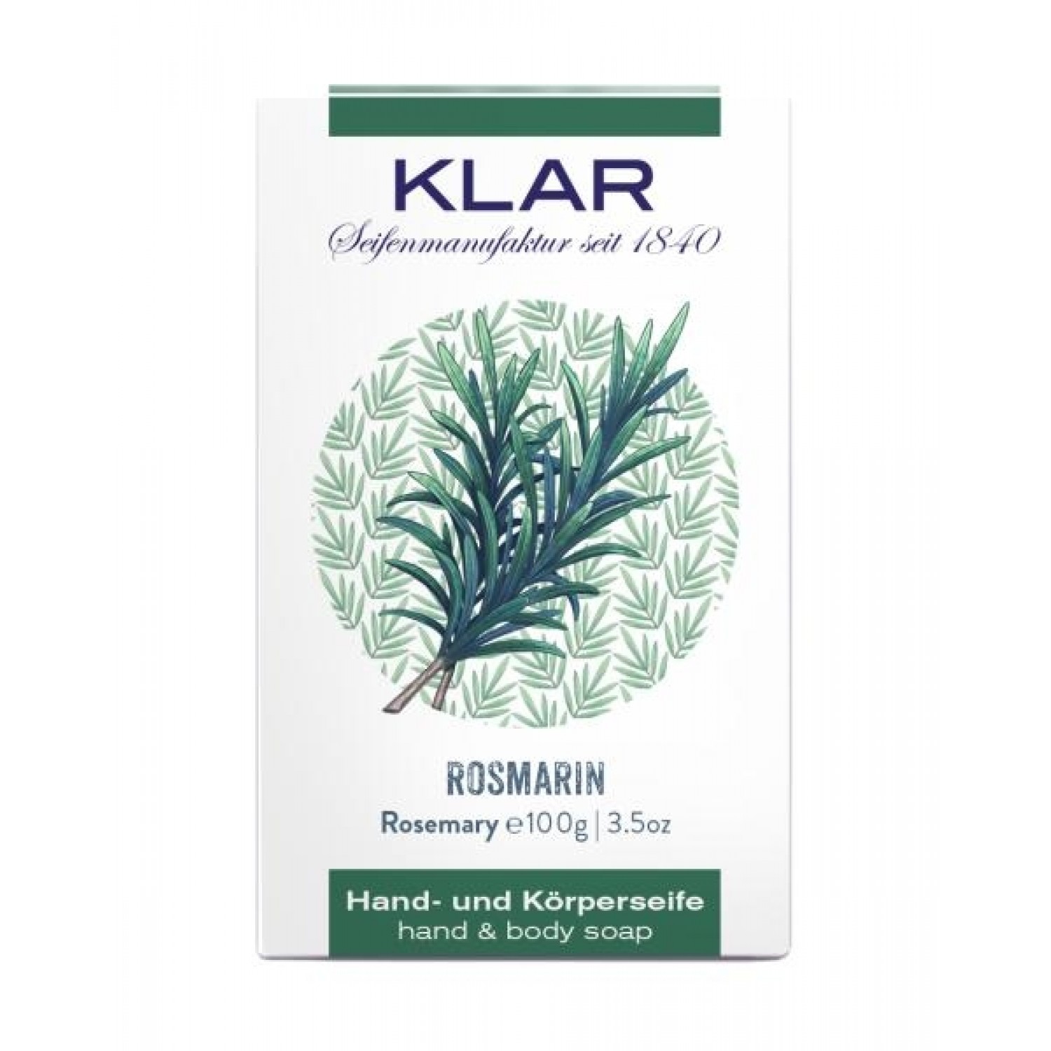 Klar’s Rosmarin Hand- und Duschseife - vegan & palmöl-frei
