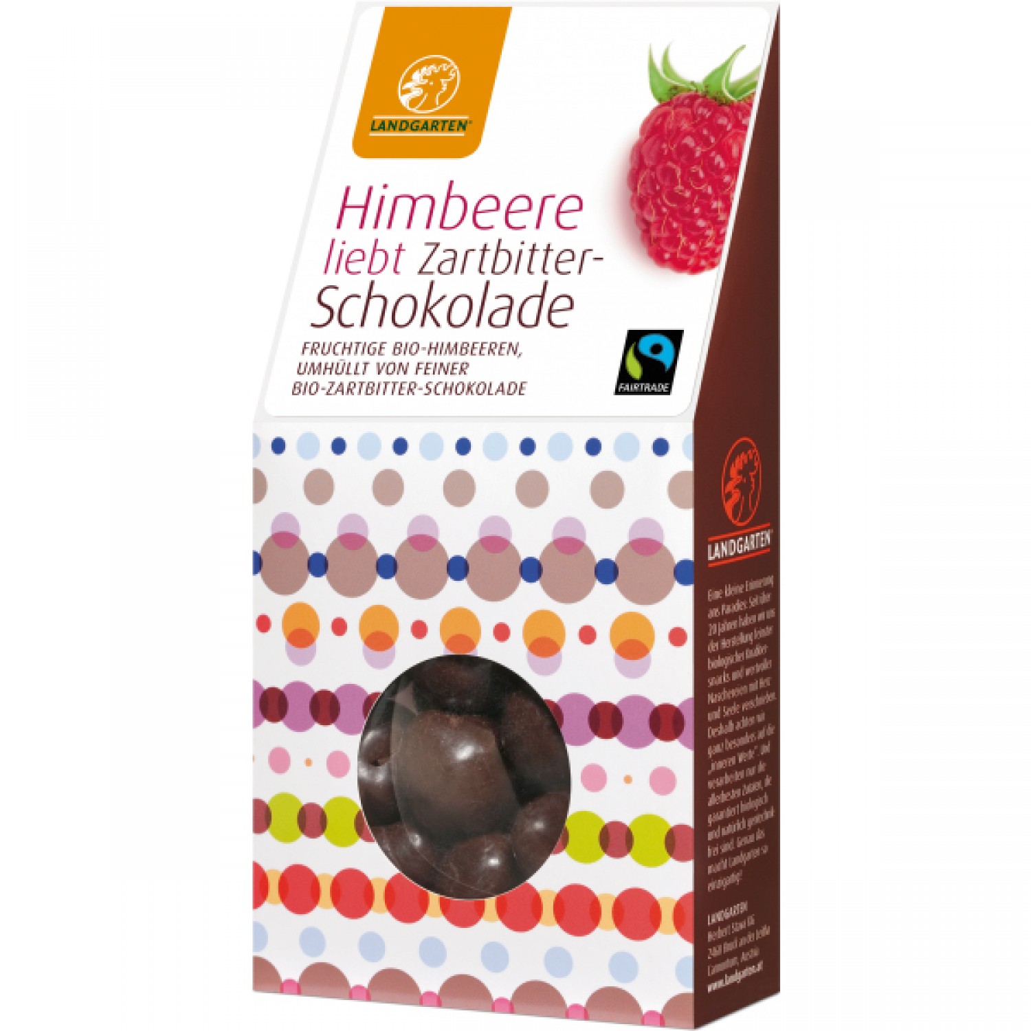 Bio-Snack Himbeere liebt Zartbitterschokolade | Landgarten
