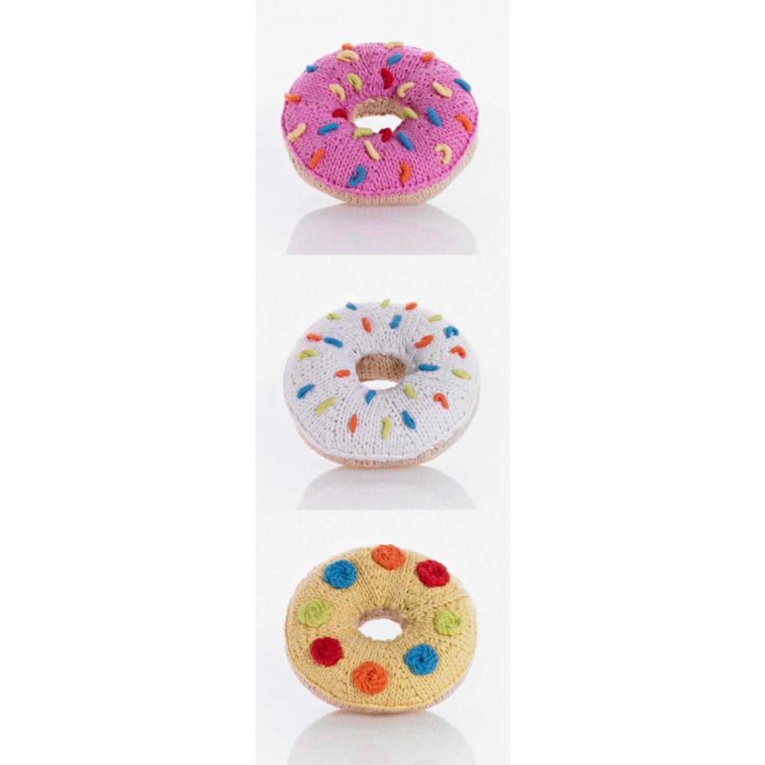 Donut Rassel – verschiedene Farben | Pebble
