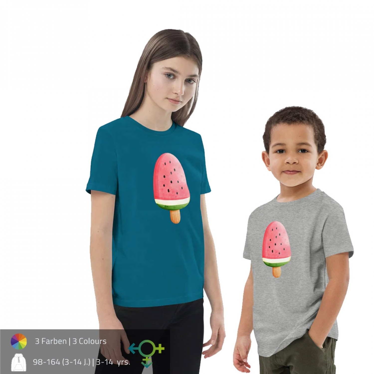 Meloneneis Print T-Shirts Bio-Baumwolle » earlyfish