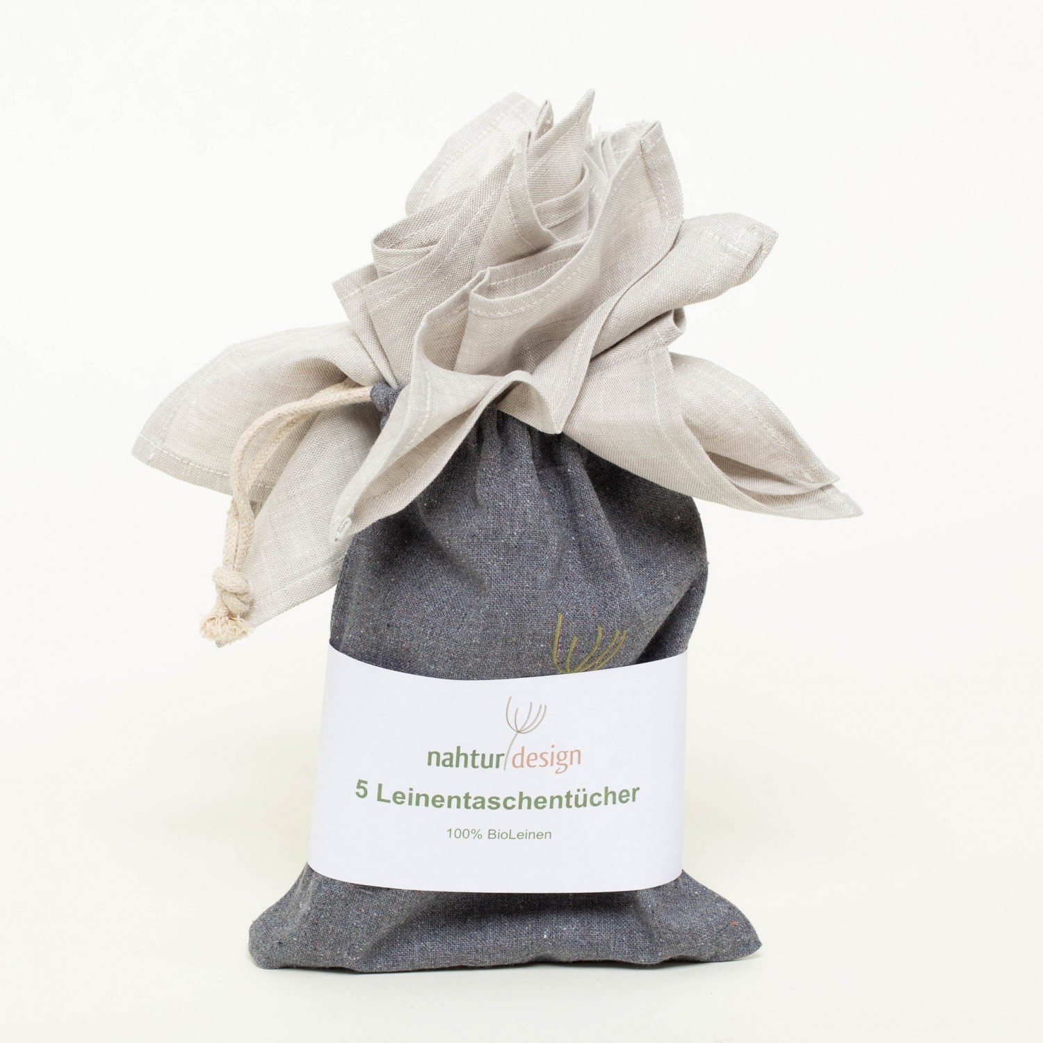 Stofftaschentücher aus Bio-Leinen » nahtur-design