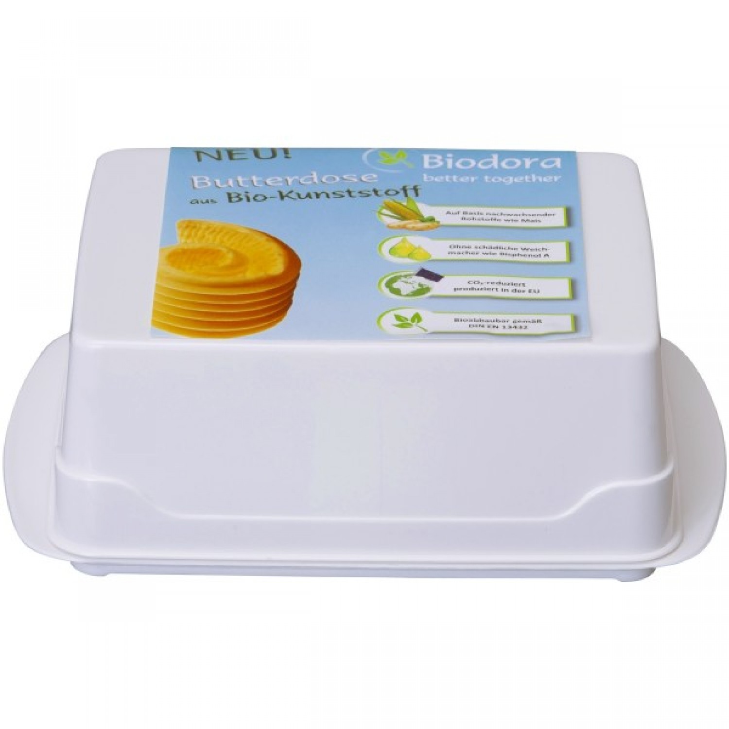 Butterdose aus Biokunststoff von Biodora