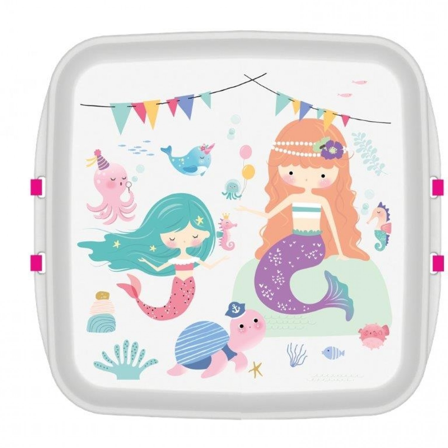Biodora KIDS Lunchbox aus Biokunstoff - Meerjungfrau