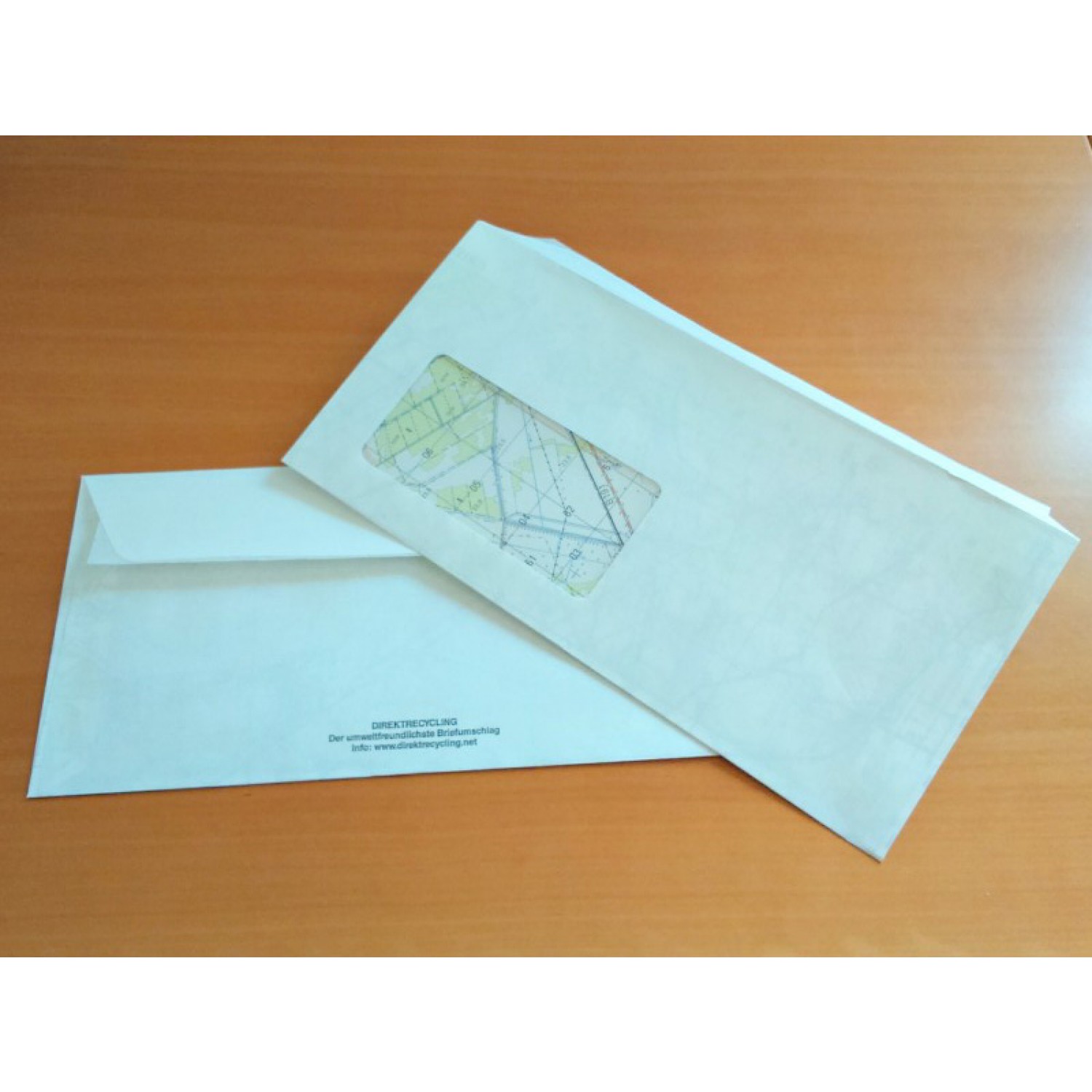 DRP Recycling Briefumschläge DIN lang, Fenster und Klebestreifen