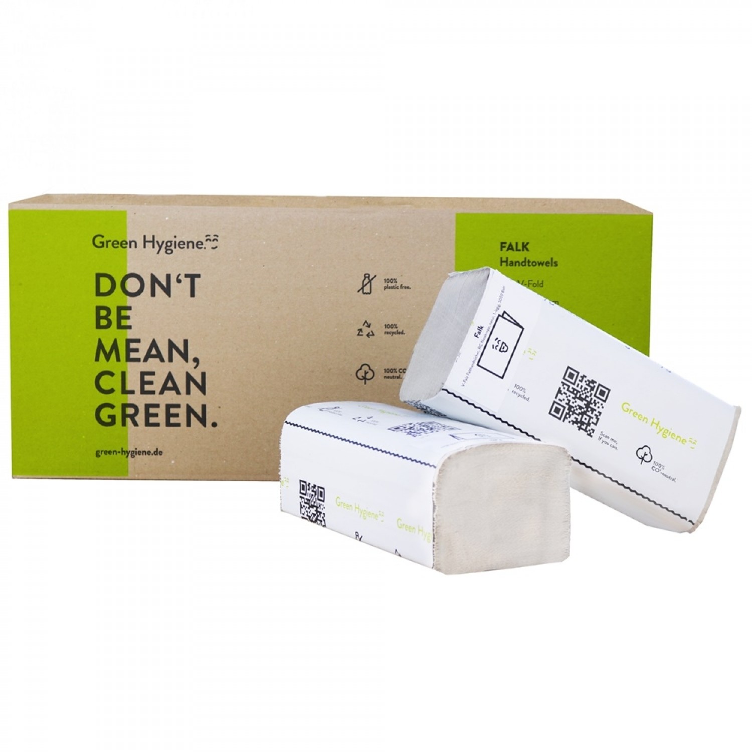 Green Hygiene Papierhandtücher FALK 1-lagig