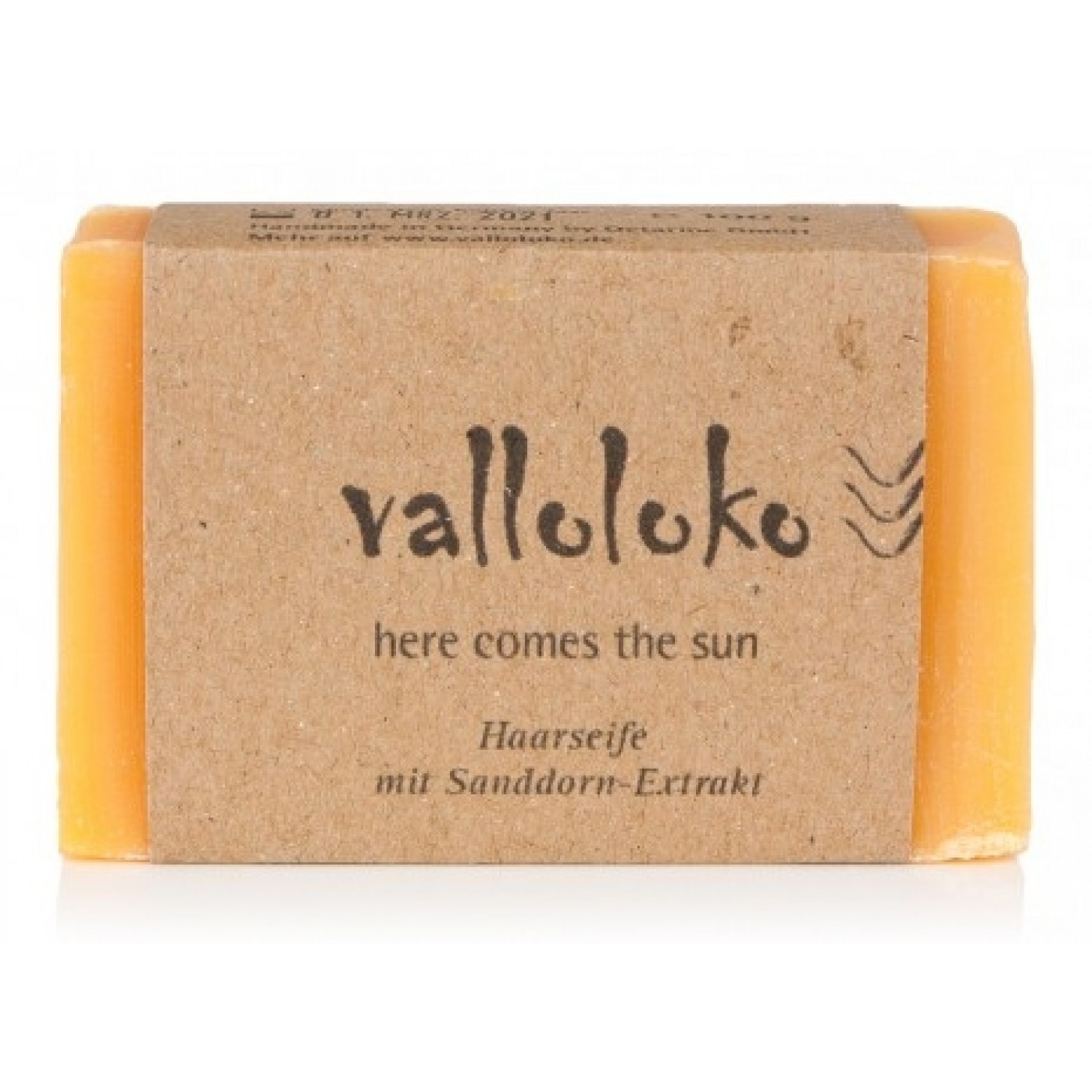 Unverpackte Haarseife Here comes the Sun | Valloloko