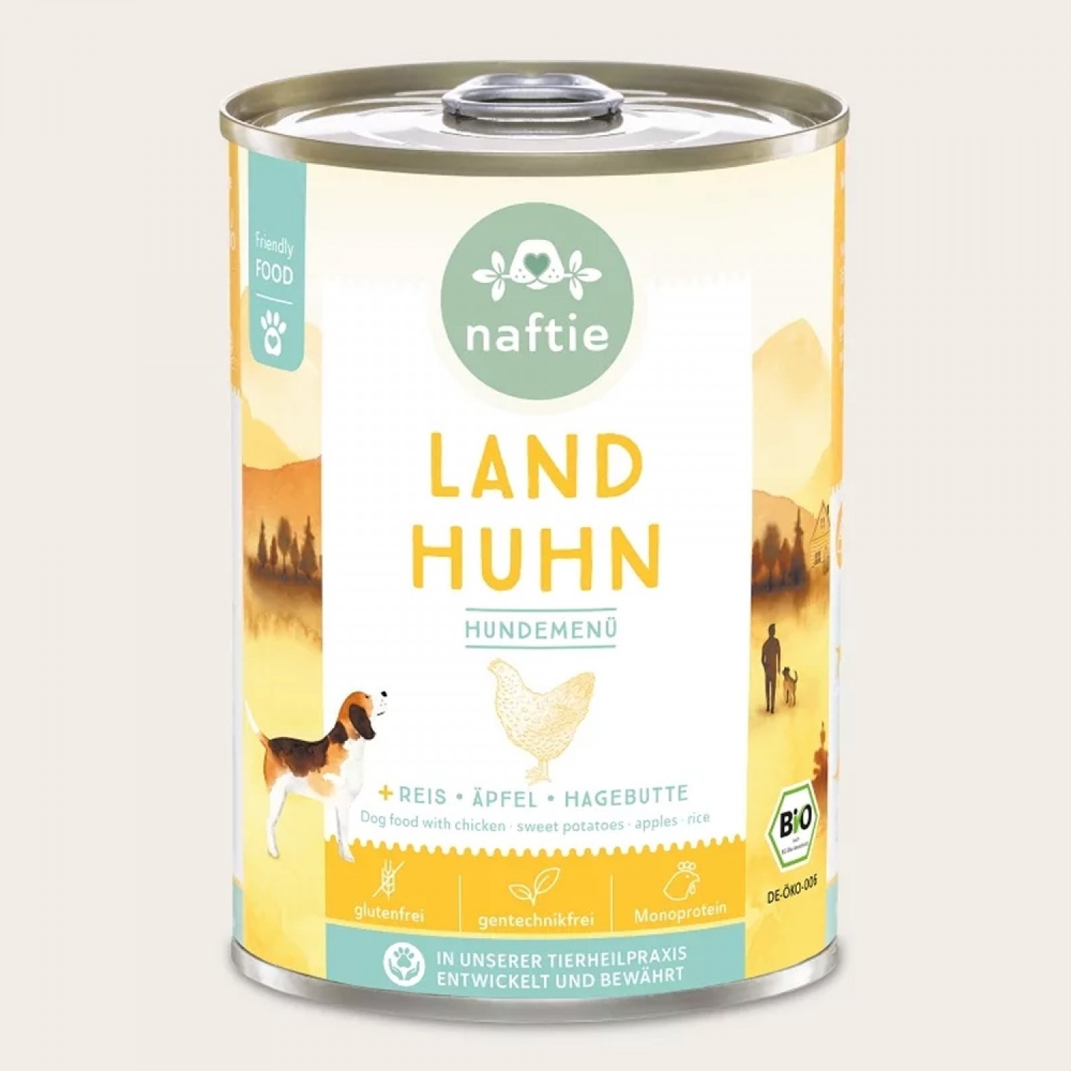 Bio Land Huhn+ Dosenfutter-Menü » naftie
