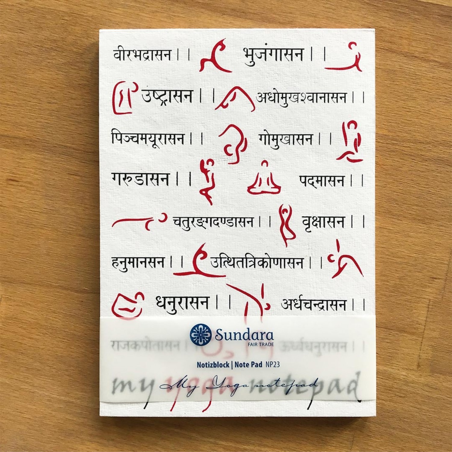 My Yoga-Notepad - handgeschöpftes Papier » Sundara Paper Art