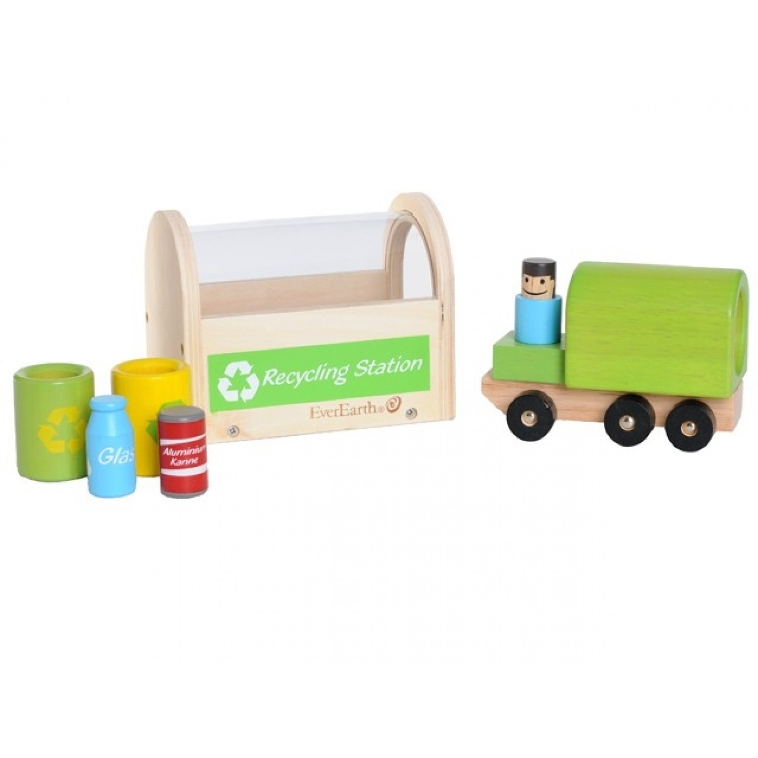 EverEarth Recycling Station aus FSC® Holz Spielzeug