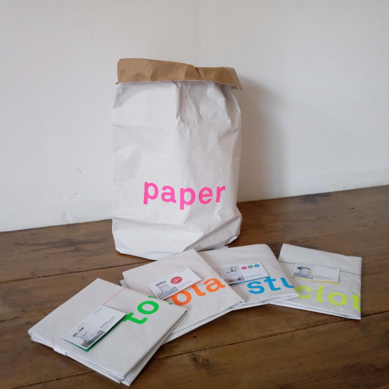 Recycling Papiersack mit Aufdruck » kolor