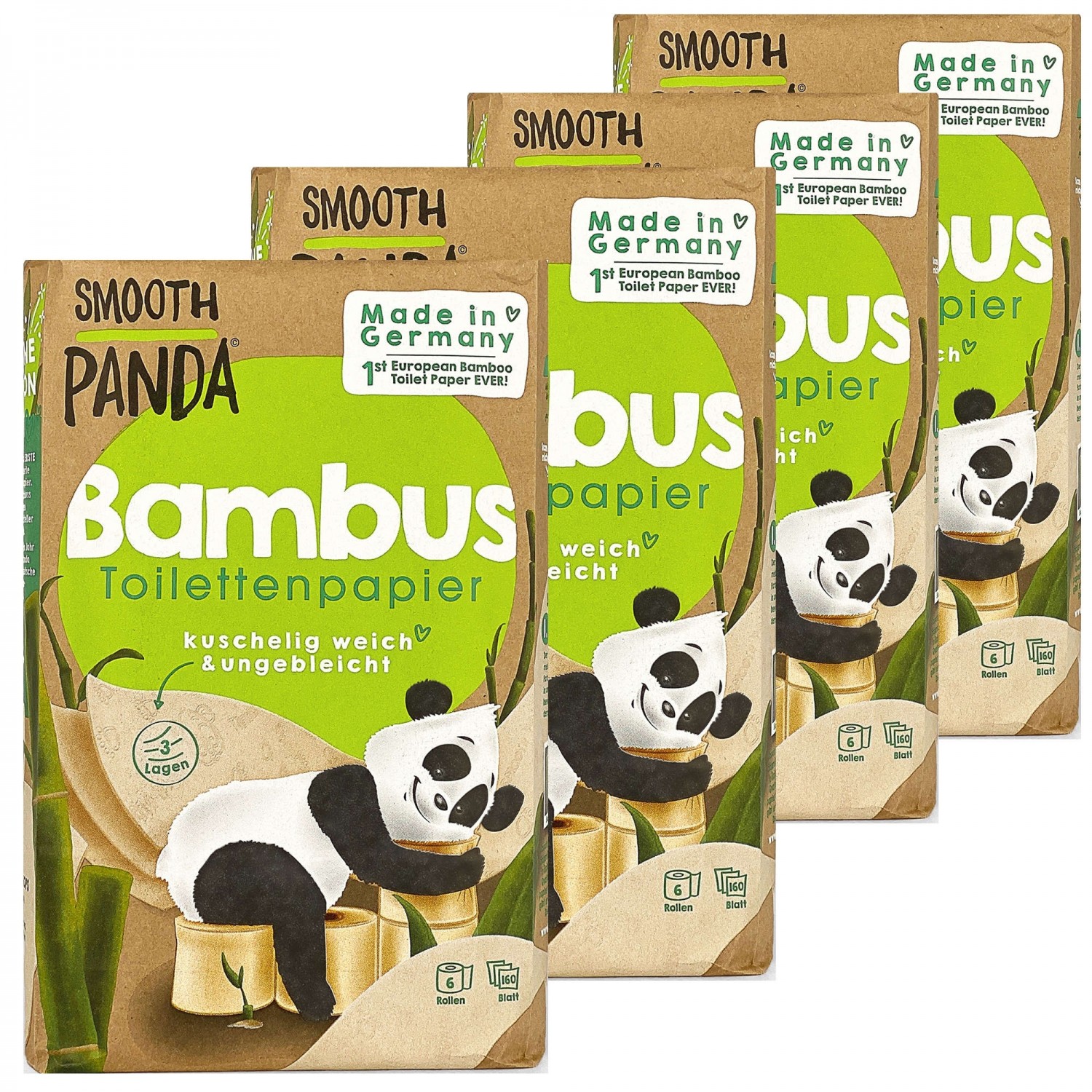 Bambus Toilettenpapier aus Deutschland » Smooth Panda