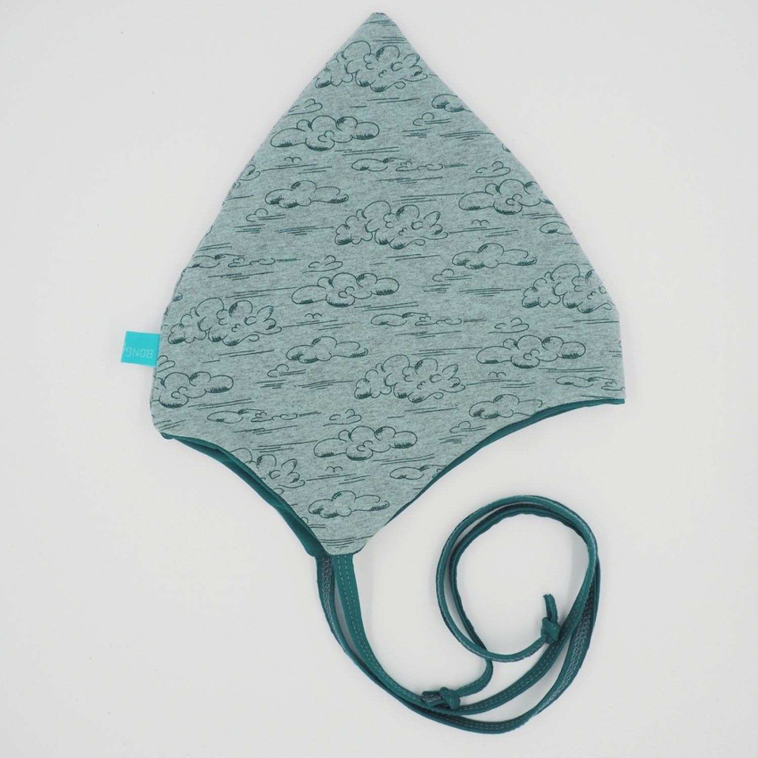 Zipfelmütze Wolken - Bio-Jersey Baby Mütze | bingabonga