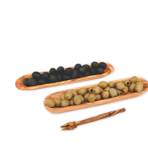 Olivenholz Servierschale für Oliven, Fingerfood & Co. » D.O.M.