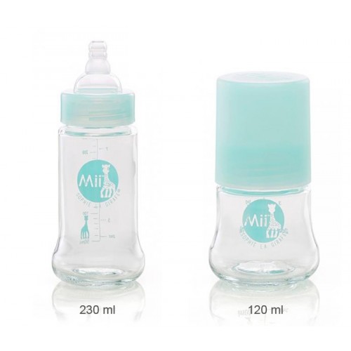 Babyfläschchen aus Glas 120 & 230 ml | Mii Sophie La Girafe