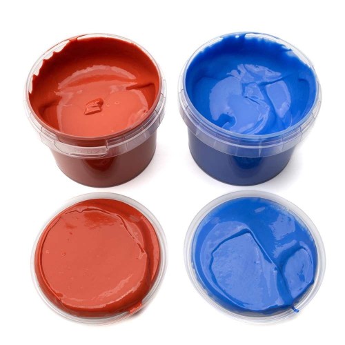 Vegane Bio-Fingerfarben 2er Set NORI – Blau/Rot » neogrün®