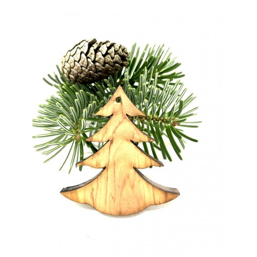 Christbaumanhänger aus Olivenholz, Weihnachtsbaum » D.O.M.