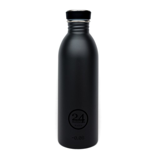 24Bottles Urban Bottle Edelstahl Trinkflasche Schwarz 0.5 l