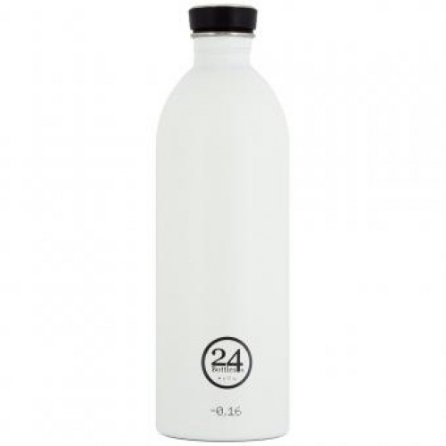 24Bottles Urban Bottle Edelstahl Trinkflasche Ice White 1 L