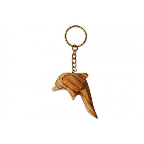 Schlüsselanhänger „Delphin“ aus Olivenholz | D.O.M.