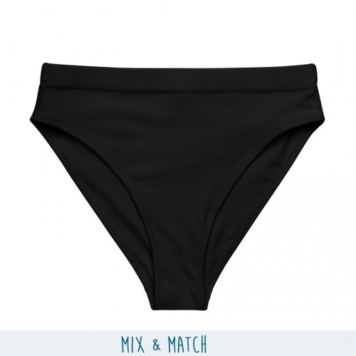 Mix & Match Recycelte High Waist Bikinihose einfarbig » earlyfish