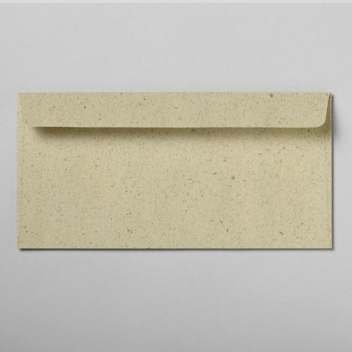 Graspapier Briefumschlag DIN lang » eco-cards