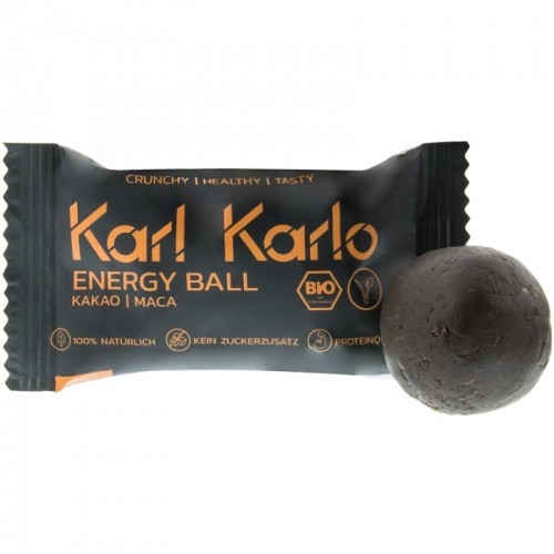  Energy Ball Kakao | Maca – Protein-Snack | Karl Karlo