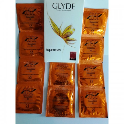 Glyde Super Max Premium Vegane Kondome XXL