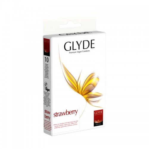 Vegane Kondome Strawberry (Erdbeere) | Glyde
