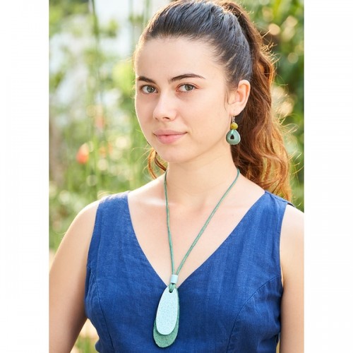 Fairtrade Halskette KAMALAM Ozean » Sundara