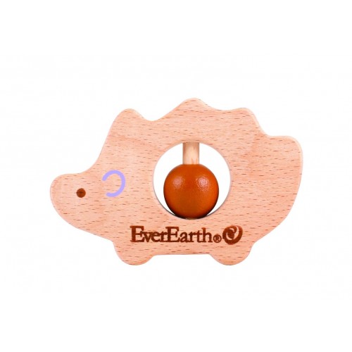 EverEarth Igel Greifspielzeug - FSC® Holz Babyspielzeug