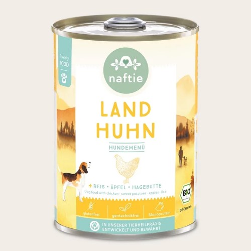 Bio Land Huhn+ Dosenfutter-Menü » naftie