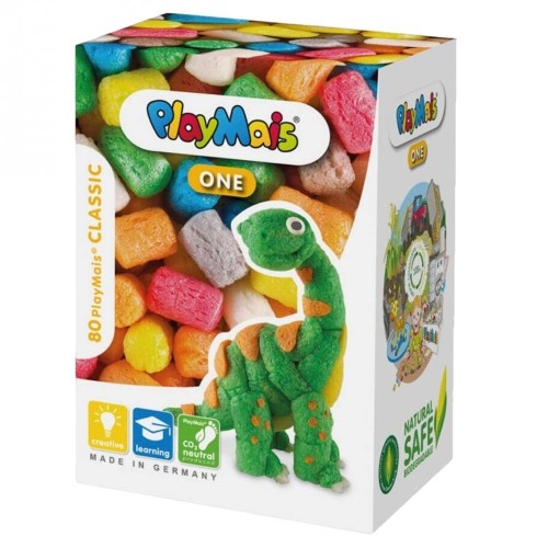Grünes Spielzeug PlayMais ONE Dinosaurier