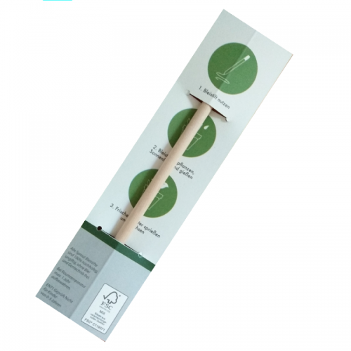 Sprout Bleistift Geschenkflyer mit Bio-Samen | promavis
