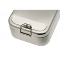Tindobo Classic Lunchbox SILBER Maxi XL