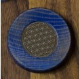 Magnete Blume des Lebens, dunkelblau | Living Designs