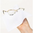 Brillenputztuch aus Bioleinen weiß » nahtur-design