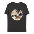 Sun and Sand-Print Unisex Bio-T-Shirt Dark Heather Grey » earlyfish