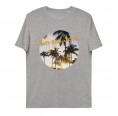 Sun and Sand-Print Unisex Bio-T-Shirt Hellgrau » earlyfish