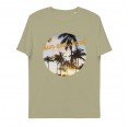 Sun and Sand-Print Unisex Bio-T-Shirt Salbei » earlyfish