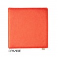 Sitzkissen vegan "Quadrat" orange Violan® Premium | Metz