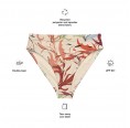 Recycelte High Waist Bikinihose mit floralem Muster & UV-Schutz 50+ » earlyfish