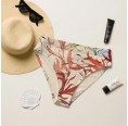Recycelte High Waist Bikinihose mit Floralem Print » earlyfish