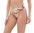 Recycelte High Waist Bikinihose für Damen mit floralem Muster » earlyfish