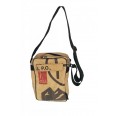 Kleine Upcycling Schultertasche aus Teesack | rag-bag