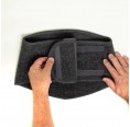 Öko Rückenwärmer aus Flauschloden mit Klettverschluss » nahtur-design