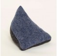 Handschmeichler Tetrapep aus Feinloden blau/schwarz » nahtur-design