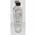 Trinkflasche aus Glas mit Neoprenbezug
