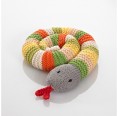 Baby Rassel „Schlange“ aus Baumwolle | Pebble