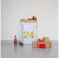 Weihnachts-Papiersack m. Aufdruck Recycling Papier | kolor