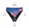 Recycelte High Waist Bikinihose Pink Sundown & LSF 50+ » earlyfish